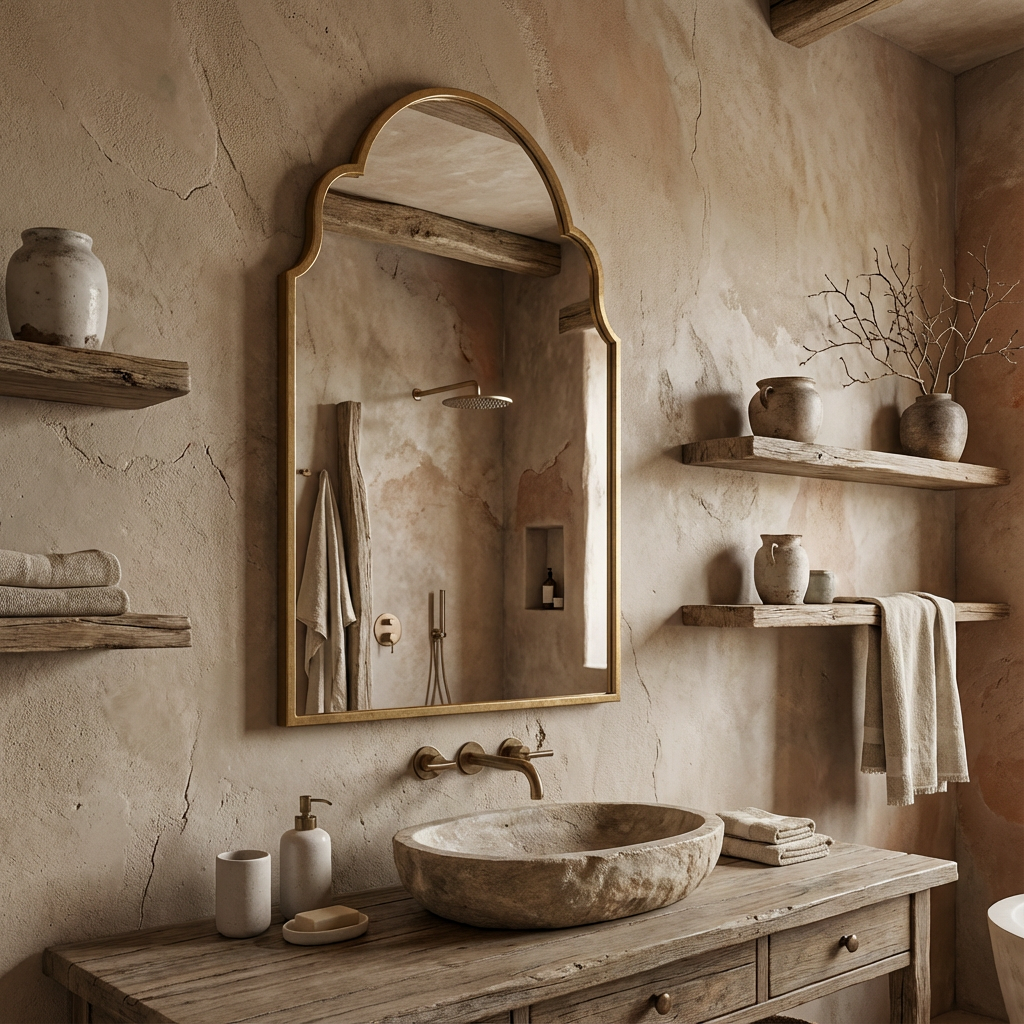 Arched Moroccan Wall Mirror (Kopya)
