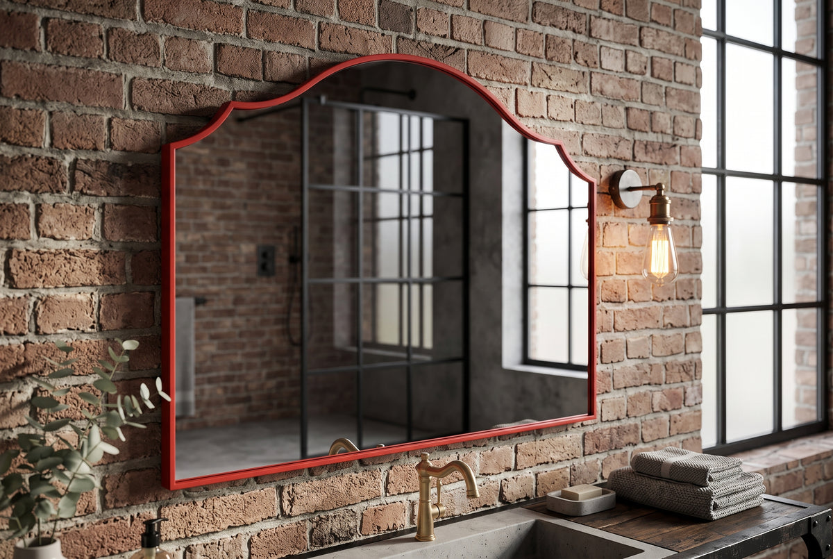 Horizontal Wide Vanity Wall Mirror