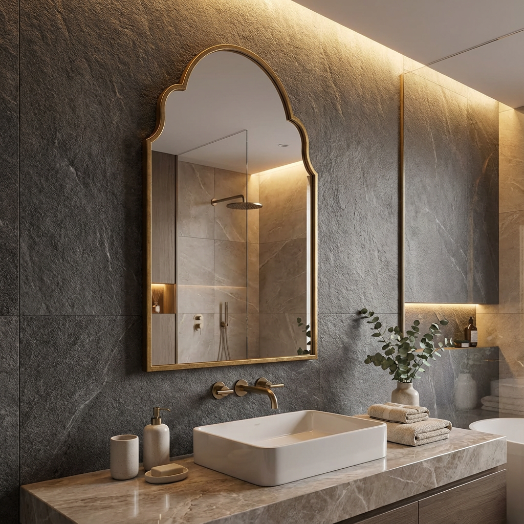 Arched Moroccan Wall Mirror (Kopya)