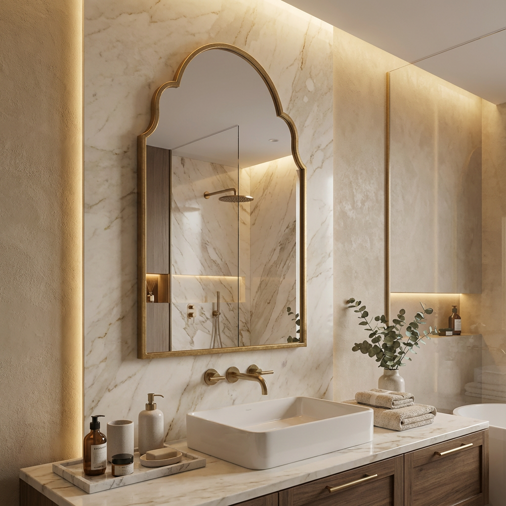 Arched Moroccan Wall Mirror (Kopya)