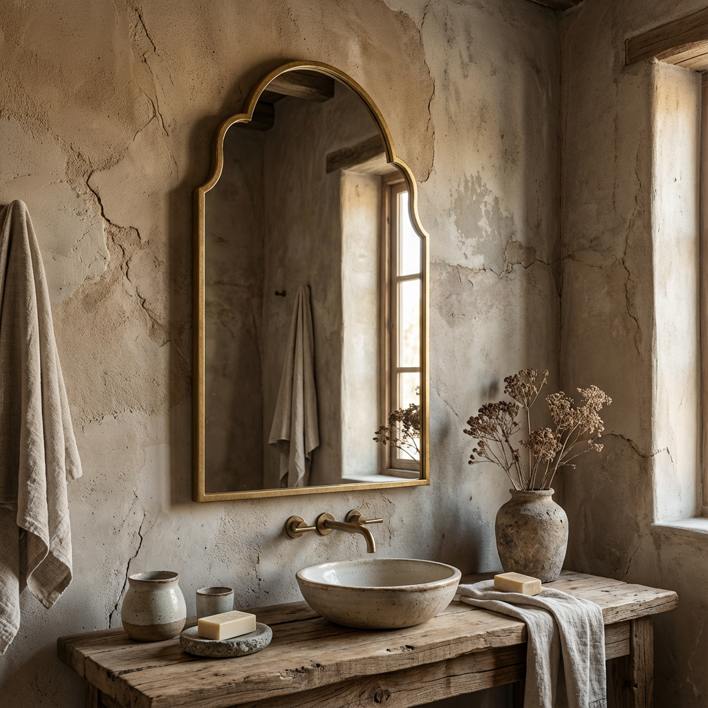 Arched Moroccan Wall Mirror (Kopya)