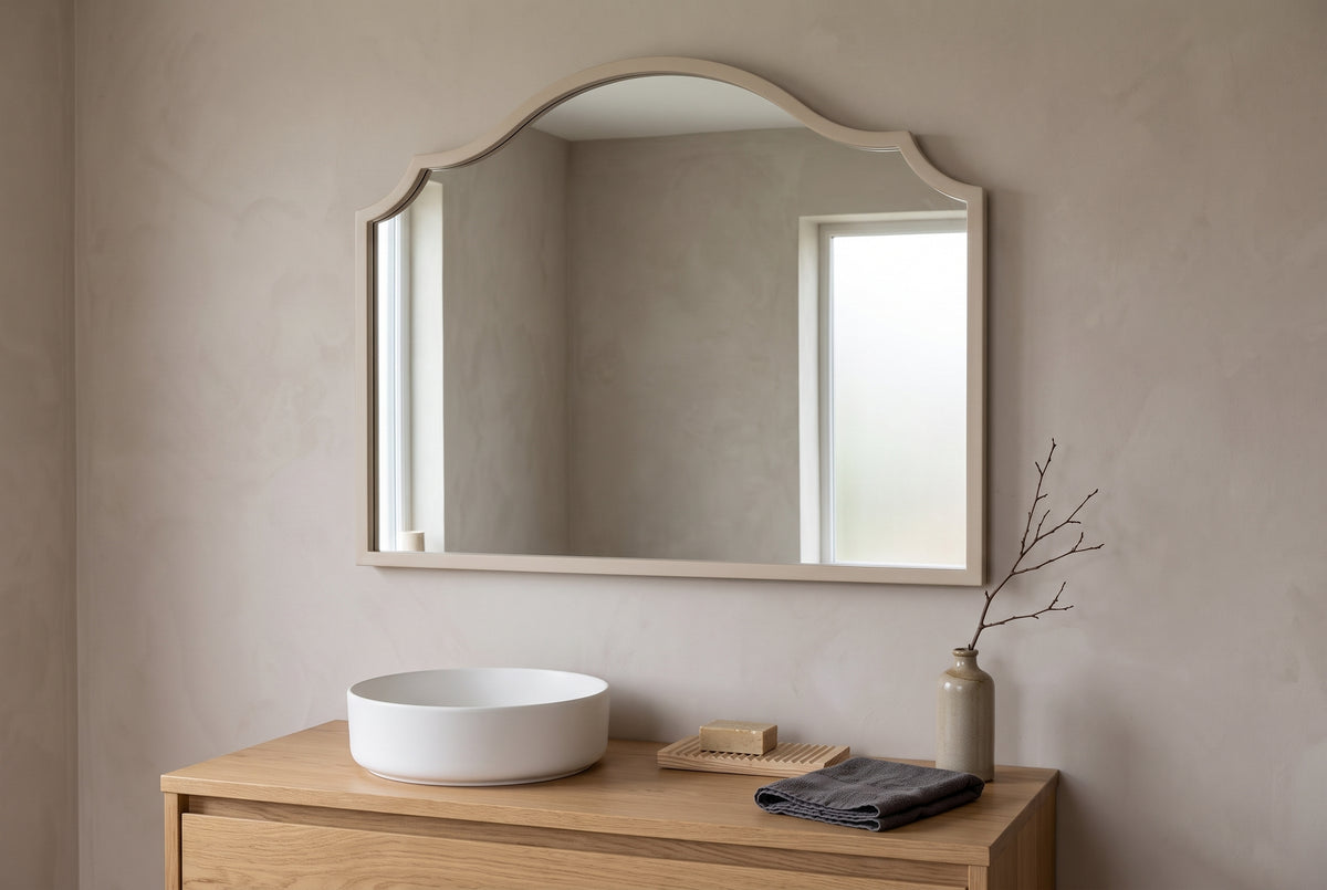 Horizontal Wide Vanity Wall Mirror